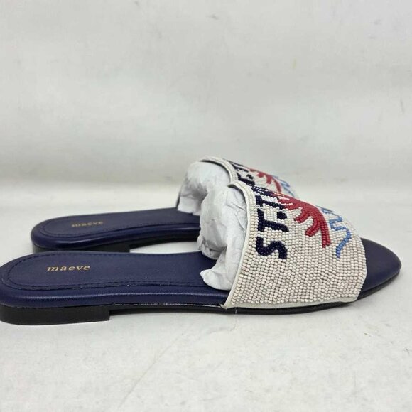 EU 37 (US 6-6.5) Maeve x Anthropologie The Fiona St. Tropez beaded slide sandals - Picture 4 of 11